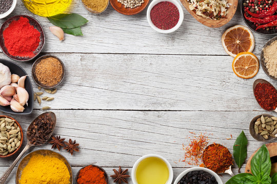 Various spices and herbs
