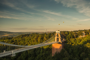 Bristol, Clifton Suspension Bridge and Balloon Fiesta