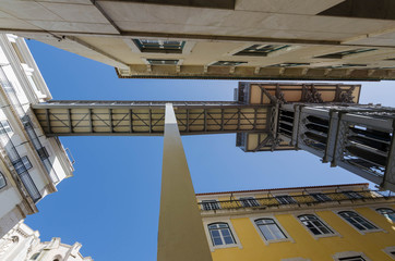 Ascenseur de Santa Justa - Lisbonne - Elevador de Santa Justa