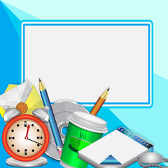 Background for creativity and congratulations
