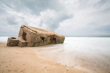 View of Camposoto Bunker number 1, Cadiz, Spain. © estionx