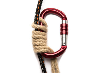 bachmann knot - isolated on white