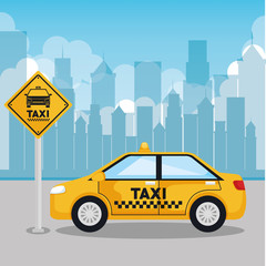 taxi service app smart transport travel vector illustration