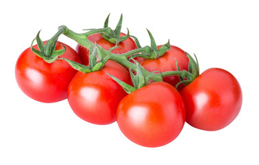 Red tomato isolated on white backgroud
