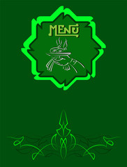 Menu Card Design Template