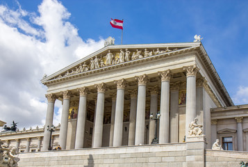 Fototapeta premium Parliament in Vienna, Austria