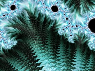 Beautiful Fractal for the explanation of sea. Beautiful, educational interpretation geometry "Mandelbrot set". Suitable for presentations in schools and universities.