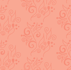 abstract floral pattern, seamless