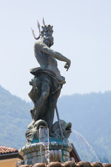 Neptune Fountain in Trento, Italy