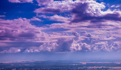 Some low hanging clouds over the Flathead Valley