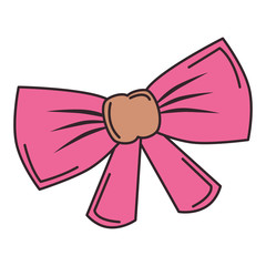 cute bowntie isolated icon vector illustration design