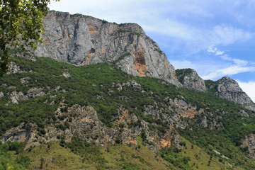 Fototapeta na wymiar A La montagne