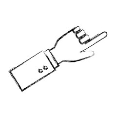 hand human index isolated icon vector illustration design