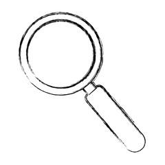 magnifying glass isolated icon vector illustration design