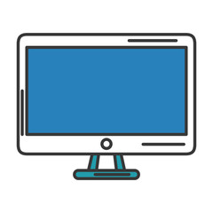 computer display isolated icon vector illustration design
