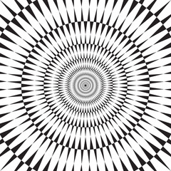 Vector geometric infinity effect background