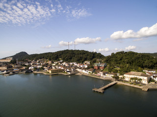 Fototapeta na wymiar Sao francisco do sul city. Santa Catarina. July, 2017