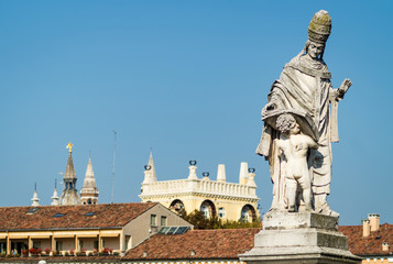 Obraz premium Detail of Prato della Valle in Padua, Italy
