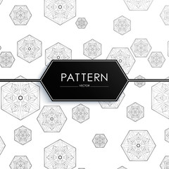 Vector Seamless geometric Pattern Abstract Background