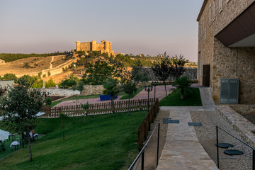 Obraz premium Belmonte castle in Cuenca, Spain.