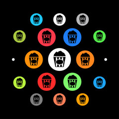 Modernes UI design - Popcorn