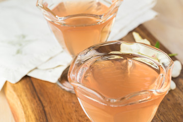 Homemade mesquite bean jelly.