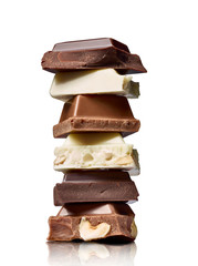 chocolate sweet food dessert stack syrup