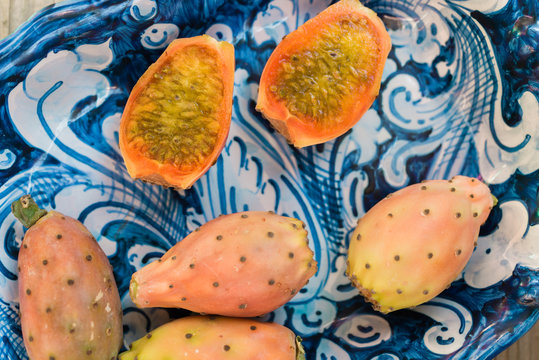 Opuntia fig fruits