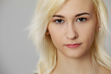 Naklejka premium Young teenager girl.