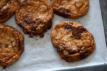 fresh baked homemade cookies