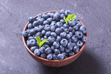 Blueberry in bowl