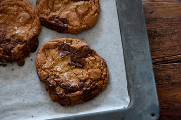 fresh baked homemade cookies