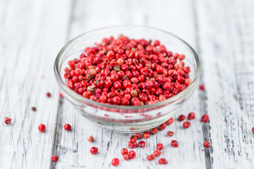 Portion of Pink Peppercorns