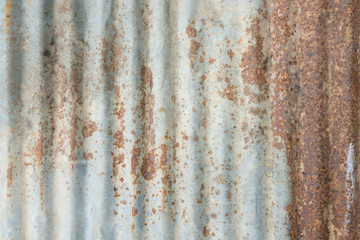 Rusty Zinc Texture Wall