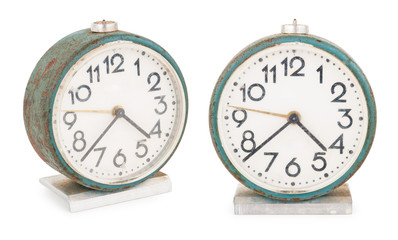 Old alarm clocks