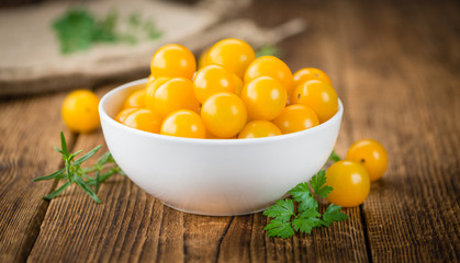 Portion of Yellow Tomatoes