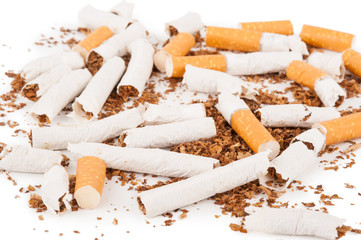 Broken cigarette