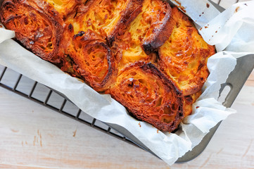 homemade cake croissant fresh baked