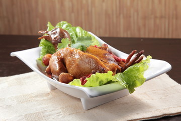 roasted pigeon