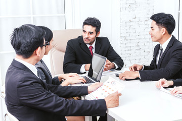 Group of business people meeting at the office