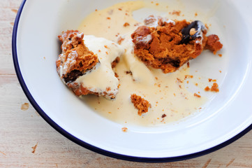 ice cream sandwich in white plate