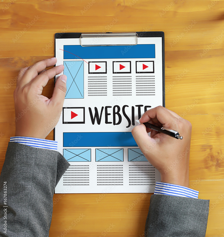 Poster web design layout sketch drawing software media www and graphic layout website development project