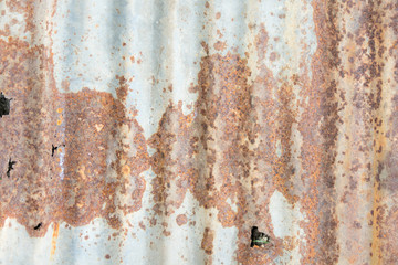 Rusty Zinc Texture Wall