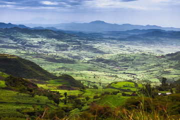 Fototapeta na wymiar Tierras altas de etiopía.