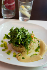 Balanced meal with quinoa