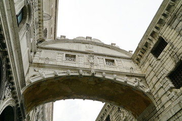 The bridge of sighs in venice