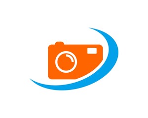 Swoosh Camera Logo