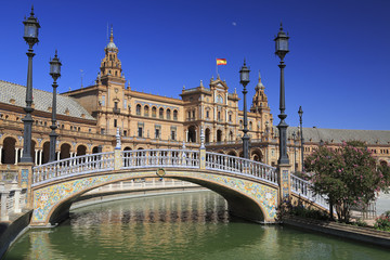 

Spanish Square (Plaza de Espana) in Sevilla, Spain