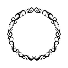 Vintage Ornament Greeting Card Vector template,background,frame.