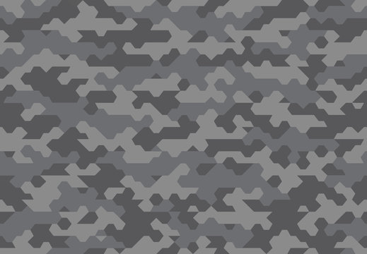 seamless printable futuristic camouflage pattern